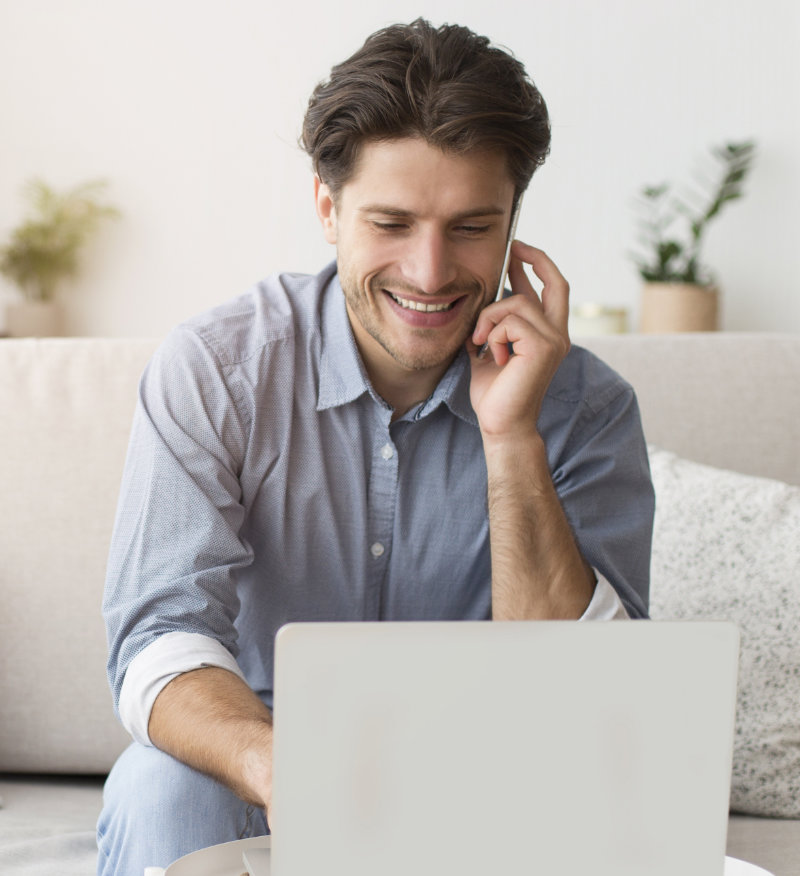Online education. Distance learning students, e learning concept. People studying with laptops and tablets vector illustration